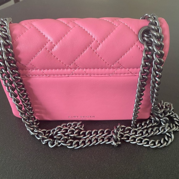 Kurt Geiger REAL LEATHER Pink handbag - Picture 3 of 4